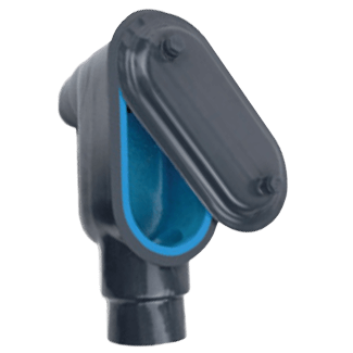 T & B Ocal OCAL-BLUE PVC-Coated Conduit Body